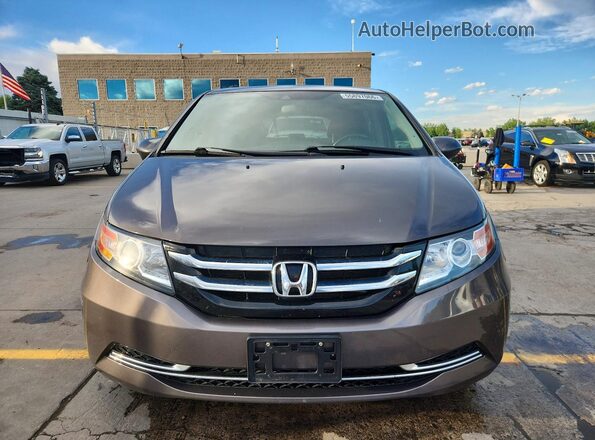 5FNRL5H62HB007338 2017 HONDA ODYSSEY Gray 