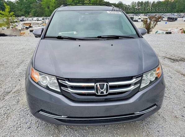 5FNRL5H62HB018419 2017 HONDA ODYSSEY Gray Front view