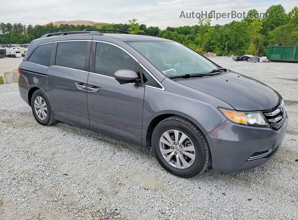 5FNRL5H62HB018419 2017 HONDA ODYSSEY Gray Front right