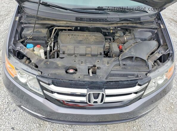 5FNRL5H62HB018419 2017 HONDA ODYSSEY Gray Engine compartment view
