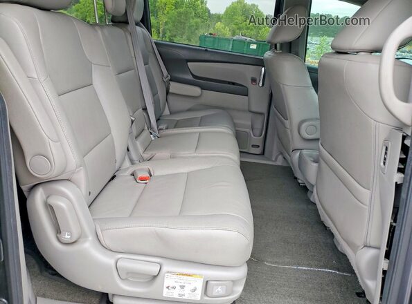 5FNRL5H62HB018419 2017 HONDA ODYSSEY Gray Rear interior view