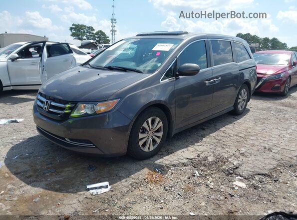 5FNRL5H63GB014099 2016 HONDA ODYSSEY Gray Передня ліва чверть