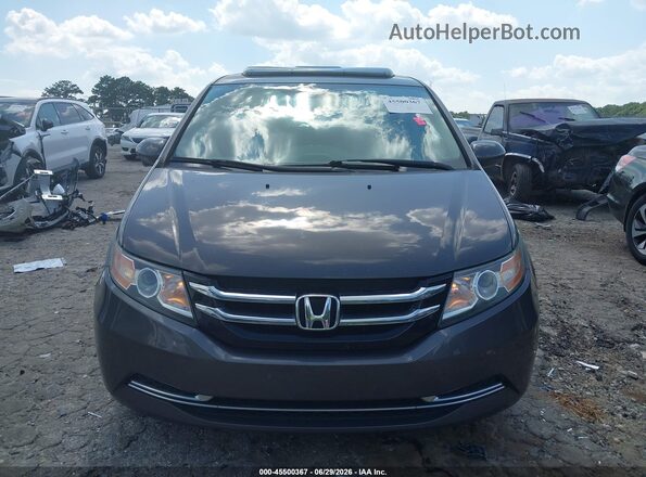 5FNRL5H63GB014099 2016 HONDA ODYSSEY Gray Вид щитка приладів