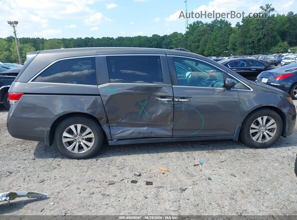 5FNRL5H63GB014099 2016 HONDA ODYSSEY Gray Вид задньої частини салону