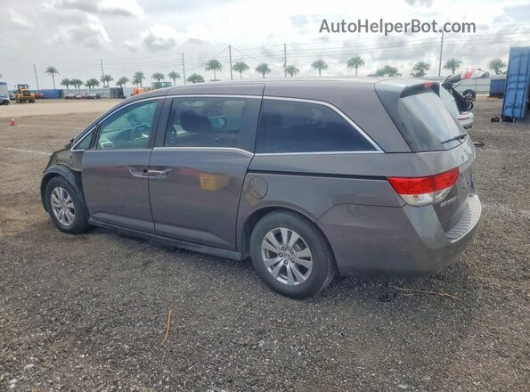 5FNRL5H63GB059592 2016 HONDA ODYSSEY Gray Задня ліва чверть