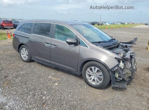 5FNRL5H63GB059592 2016 HONDA ODYSSEY Gray Передня права чверть