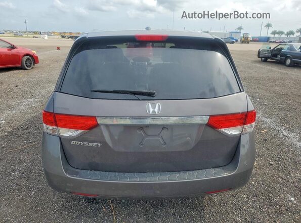 5FNRL5H63GB059592 2016 HONDA ODYSSEY Gray Вид ззаду