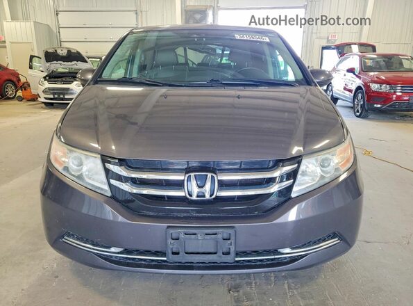 5FNRL5H63GB087134 2016 HONDA ODYSSEY Gray Widok z przodu
