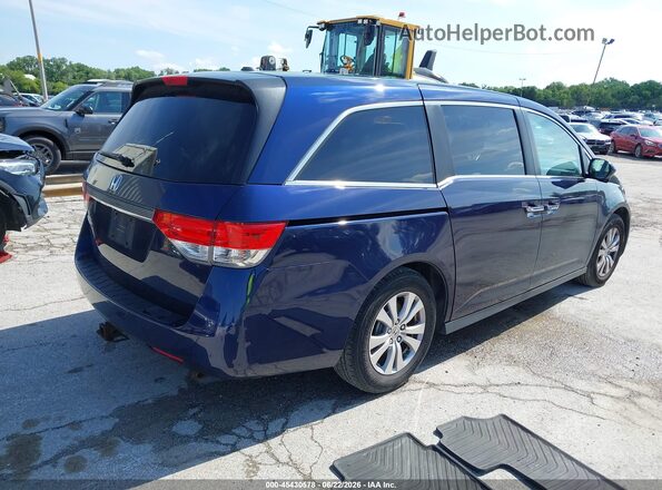 5FNRL5H63HB004576 2017 HONDA ODYSSEY Blue Trasero derecho