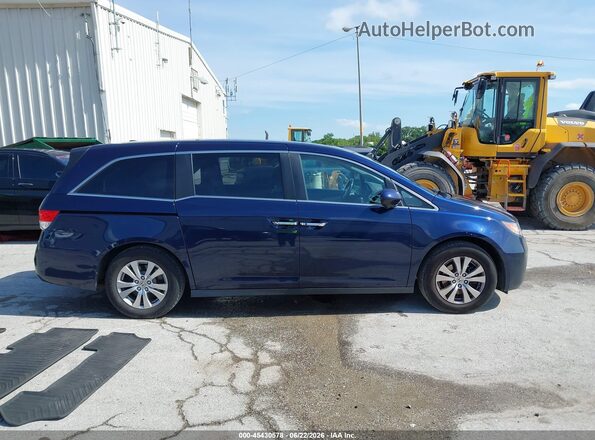 5FNRL5H63HB004576 2017 HONDA ODYSSEY Blue Vista interior trasera