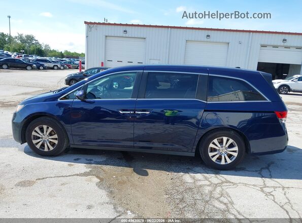 5FNRL5H63HB004576 2017 HONDA ODYSSEY Blue Vista interior de 360 grados