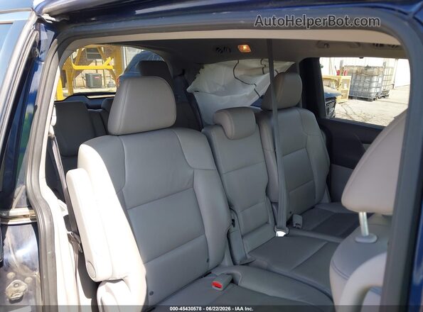 5FNRL5H63HB004576 2017 HONDA ODYSSEY Blue Vista de la etiqueta del VIN
