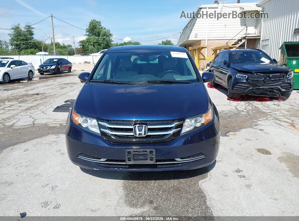 5FNRL5H63HB004576 2017 HONDA ODYSSEY Blue Vista del cuadro de instrumentos