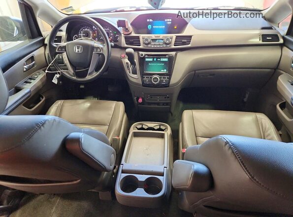 5FNRL5H64GB069564 2016 HONDA ODYSSEY White Vista del salpicadero