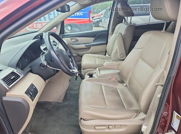 5FNRL5H64GB092522 2016 HONDA ODYSSEY Red 