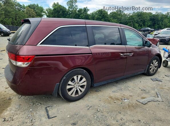 5FNRL5H64GB092522 2016 HONDA ODYSSEY Red 