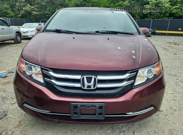 5FNRL5H64GB092522 2016 HONDA ODYSSEY Red 