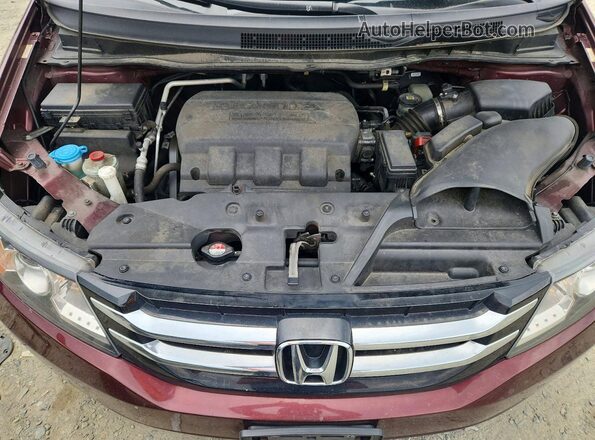 5FNRL5H64GB092522 2016 HONDA ODYSSEY Red 