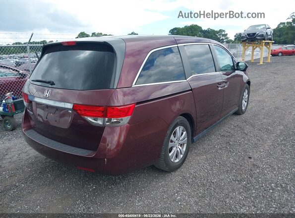 5FNRL5H64GB103387 2016 HONDA ODYSSEY Burgundy Trasero derecho