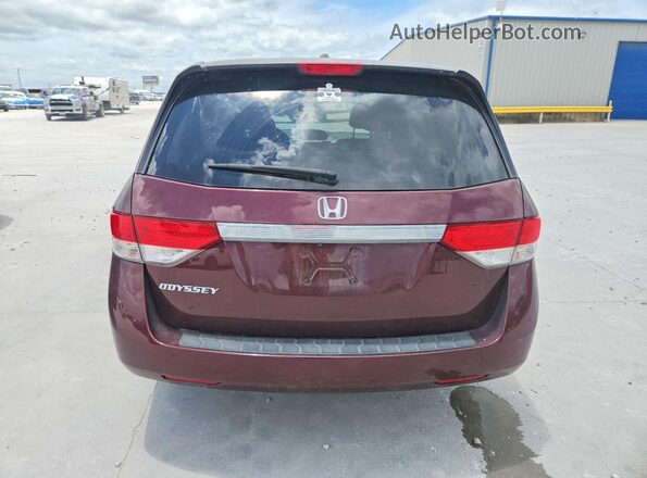 5FNRL5H64HB014078 2017 HONDA ODYSSEY Burgundy Rear view