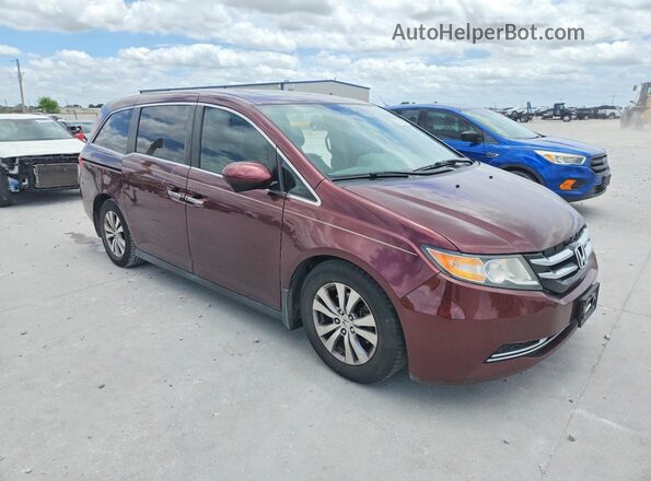5FNRL5H64HB014078 2017 HONDA ODYSSEY Burgundy Front right