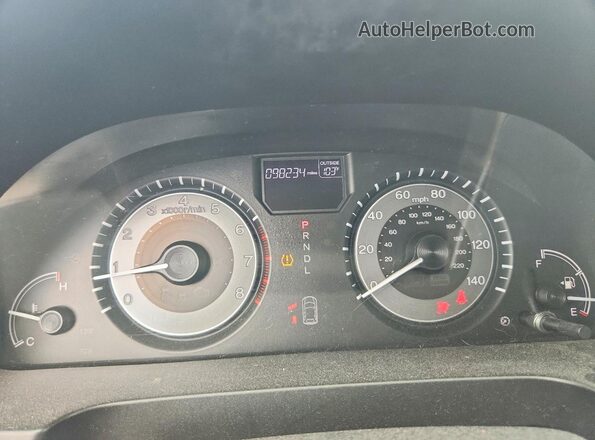 5FNRL5H64HB014078 2017 HONDA ODYSSEY Burgundy Instrument cluster view