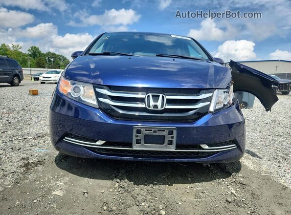 5FNRL5H65GB041840 2016 HONDA ODYSSEY Blue წინა ხედი