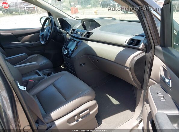 5FNRL5H65GB047704 2016 HONDA ODYSSEY Gray Вид салону спереду