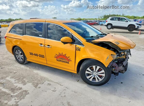 5FNRL5H65HB023565 2017 HONDA ODYSSEY Yellow წინა მარჯვენა