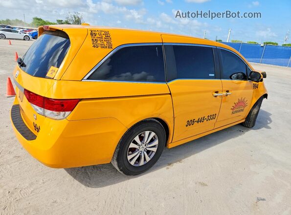 5FNRL5H65HB023565 2017 HONDA ODYSSEY Yellow უკანა მარჯვენა