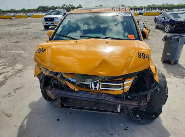 5FNRL5H65HB023565 2017 HONDA ODYSSEY Yellow წინა ხედი