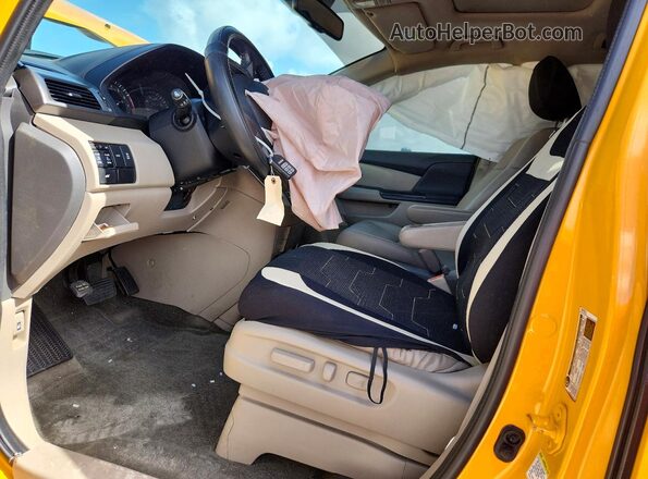 5FNRL5H65HB023565 2017 HONDA ODYSSEY Yellow წინა სალონის ხედი