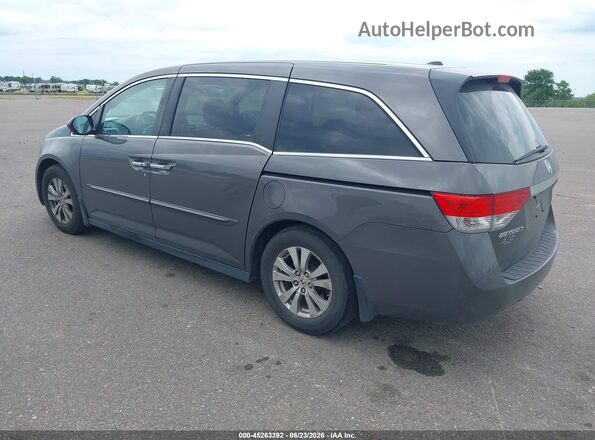 5FNRL5H66GB019409 2016 HONDA ODYSSEY Gray Trasero izquierdo