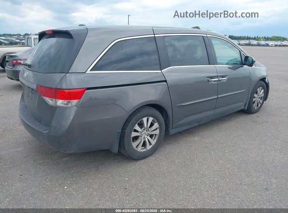 5FNRL5H66GB019409 2016 HONDA ODYSSEY Gray Trasero derecho