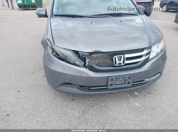 5FNRL5H66GB019409 2016 HONDA ODYSSEY Gray Vista frontal