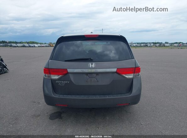 5FNRL5H66GB019409 2016 HONDA ODYSSEY Gray 
