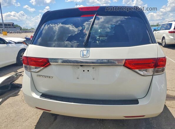 5FNRL5H66GB101382 2016 HONDA ODYSSEY White Rear view