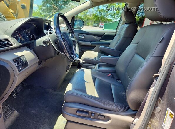 5FNRL5H66GB160903 2016 HONDA ODYSSEY Gray Vista interior delantera