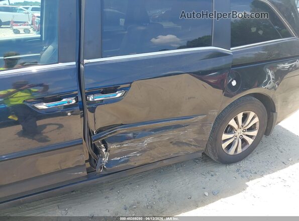 5FNRL5H67GB032136 2016 HONDA ODYSSEY Black Դիմացի տեսք