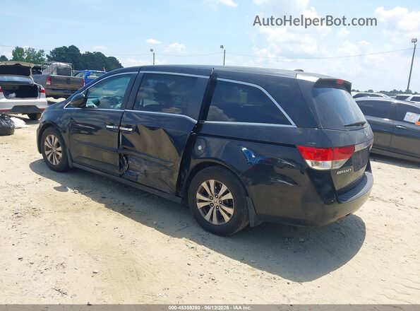 5FNRL5H67GB032136 2016 HONDA ODYSSEY Black Հետևի ձախ