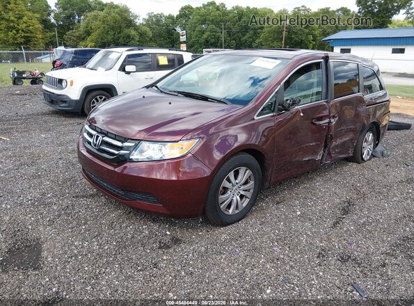 5FNRL5H67GB083359 2016 HONDA ODYSSEY Красный Передняя левая четверть