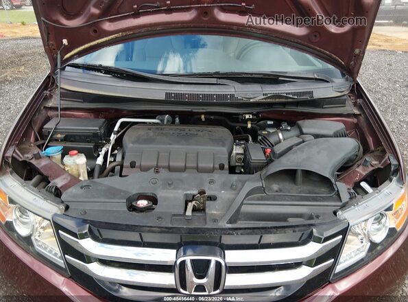 5FNRL5H67GB083359 2016 HONDA ODYSSEY Красный Вид сзади
