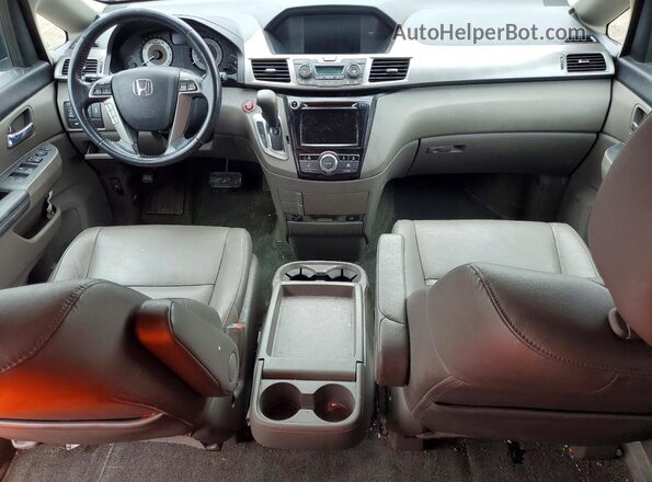 5FNRL5H67GB095673 2016 HONDA ODYSSEY Gray Առջևի վահանակի տեսք