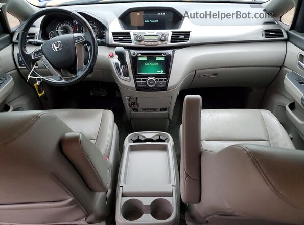 5FNRL5H68GB075772 2016 HONDA ODYSSEY Gray Առջևի վահանակի տեսք