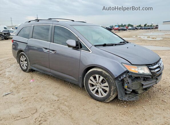 5FNRL5H68GB075772 2016 HONDA ODYSSEY Gray Առջևի աջ