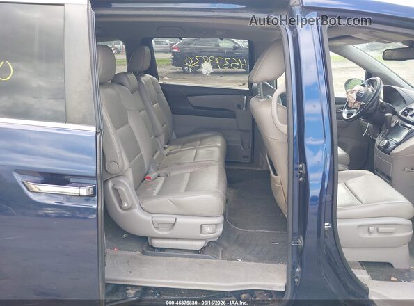 5FNRL5H68GB119091 2016 HONDA ODYSSEY Blue Вид наклейки з VIN-кодом