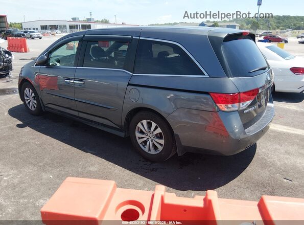 5FNRL5H68HB000099 2017 HONDA ODYSSEY Gray Rear left