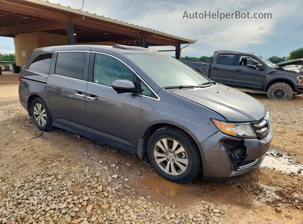 5FNRL5H68HB018344 2017 HONDA ODYSSEY Charcoal Przód prawy
