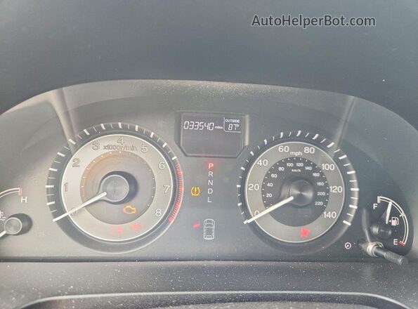 5FNRL5H68HB018344 2017 HONDA ODYSSEY Charcoal Widok zestawu wskaźników