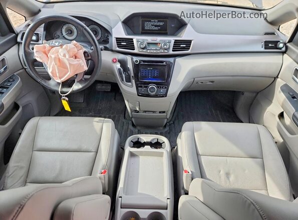 5FNRL5H68HB018344 2017 HONDA ODYSSEY Charcoal Widok deski rozdzielczej